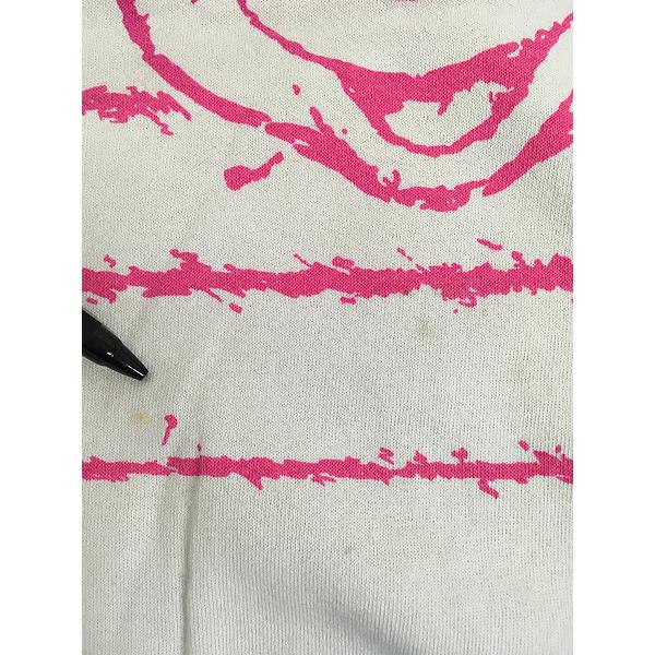 古着 80s USA製 Disney グラデーション ボーダー ミッキー 両面 フェイス ラグラン スウェット トレーナー XL 古着 古着 80s USA製 Disney グラデーション ボーダー ミッキー 両面