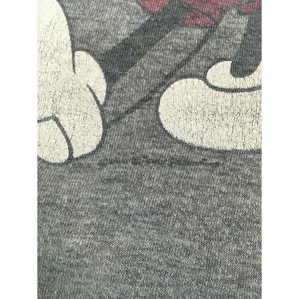 古着 80s Disney Mickey ミッキー 白足 染込み ライト 古着 80s Disney Mickey ミッキー 白足 染込み ライト