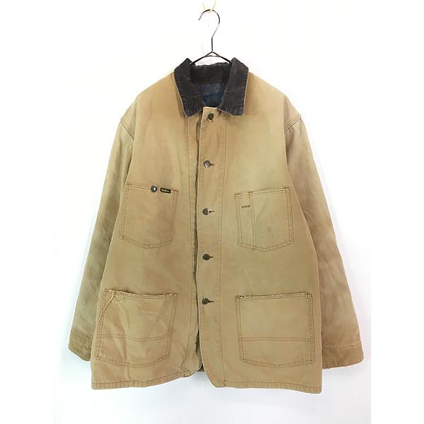 古着 80s OshKosh B'gosh ネイティブ ブランケット ライナー ブラウン