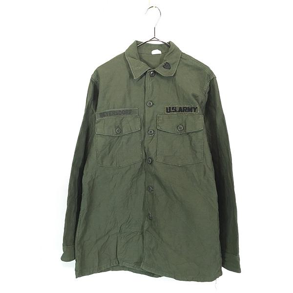 古着 60s 米軍 US ARMY ネームテープ 100% コットンサテン ミリタリー