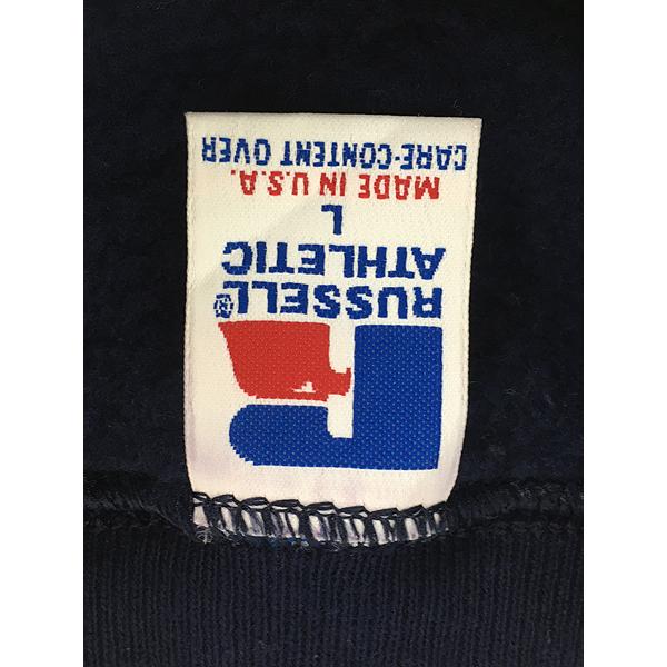 古着 90s USA製 Russell 2tone カラー パターン 前V スウェット トレーナー L 古着 90s USA製 Russell 2tone カラー パターン 前V スウェット