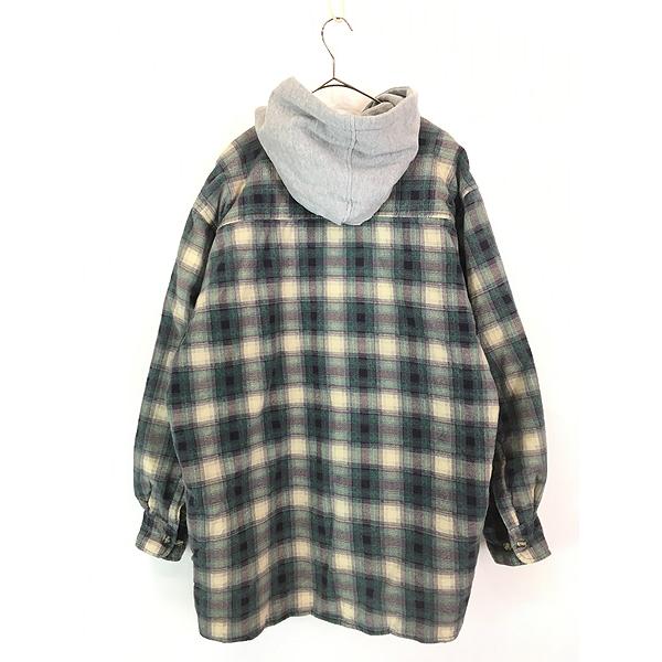 古着 90s OZARK TRAIL スウェット フーデッド オンブレ シャドー