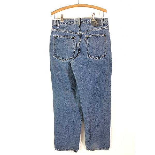 Levi's silverTab 古着 BAGGY バギー デニムパンツ 米国製 古着 00s Levi's Silver Tab 「BAGGY」 濃紺 ブルー デニム バギー