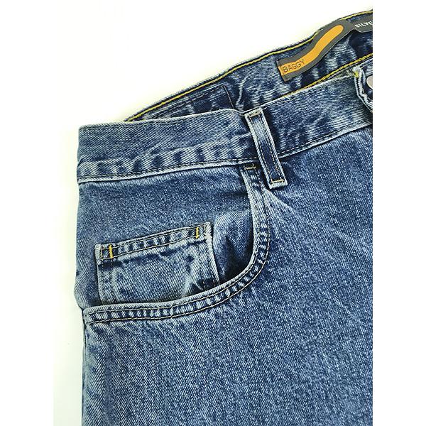 Levi's silverTab 古着 BAGGY バギー デニムパンツ 米国製 古着 00s Levi's Silver Tab 「BAGGY」 濃紺 ブルー デニム バギー