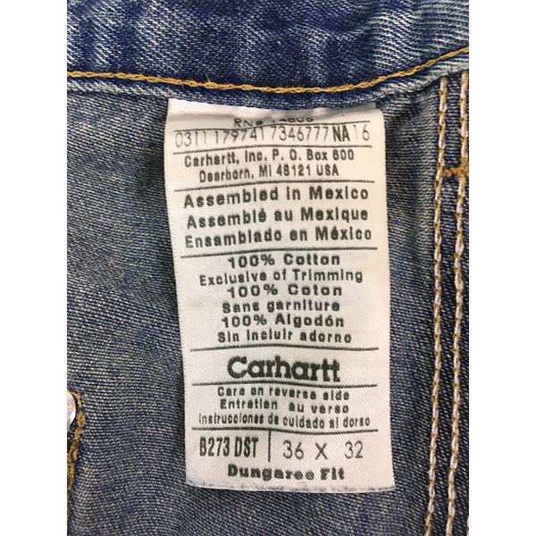 古着 Carhartt Wニー デニム ペインター ワーク パンツ W38 L27 : 古着