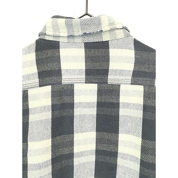 古着 90s Carhartt ブラック ブロック チェック ヘビー フランネル