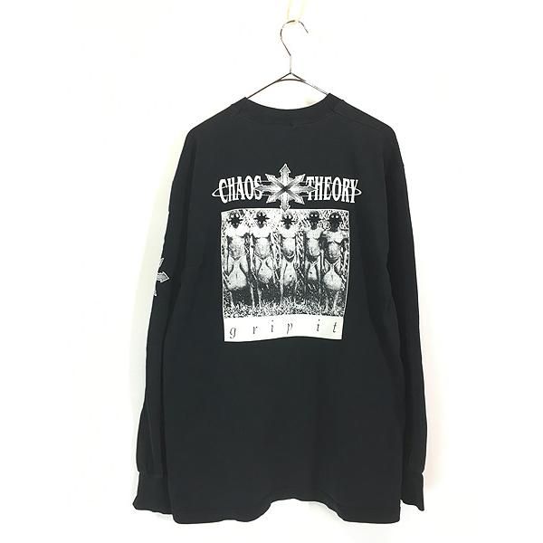 古着 90s CHAOS THEORY 「Grip It」 スカル ラップ ハードコア メタル 