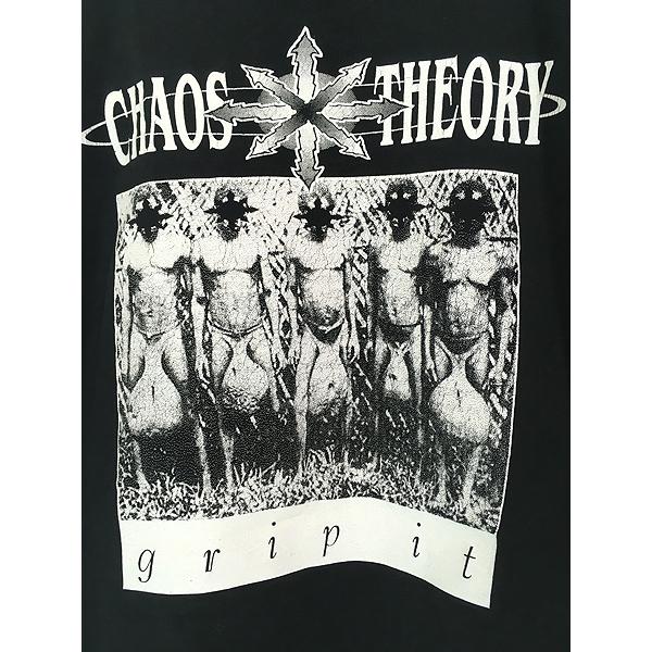 古着 90s CHAOS THEORY 「Grip It」 スカル ラップ ハードコア メタル ロック バンド 長袖 Tシャツ ロンT L 古着 古着 90s CHAOS THEORY 「Grip It」 スカル ラップ ハードコア メタル