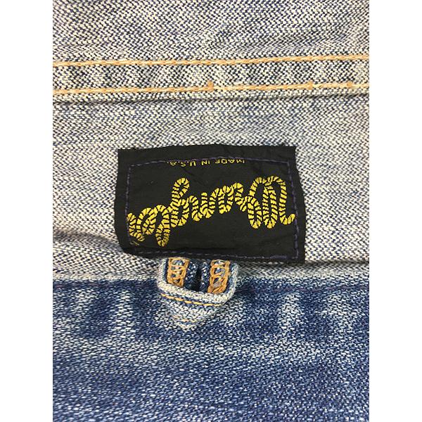 古着 70s USA製 Wrangler 黒タグ 124MJ 濃紺 デニム トラッカー 古着 70s USA製 Wrangler 黒タグ 124MJ 濃紺 デニム トラッカー
