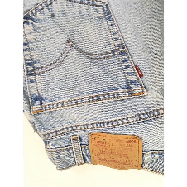 古着 90s Levi's 505-4834 アイス ブルー デニム パンツ ジーンズ