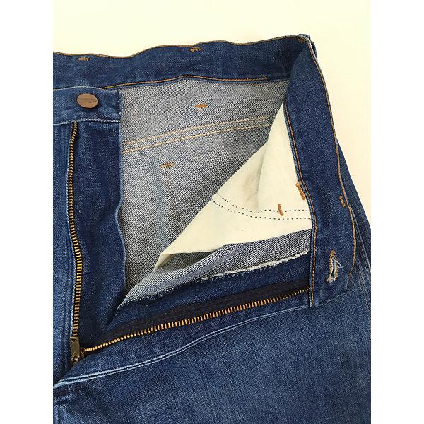 古着 70s Wrangler 945DEN 濃紺 ブルー デニム パンツ ジーンズ ブーツ