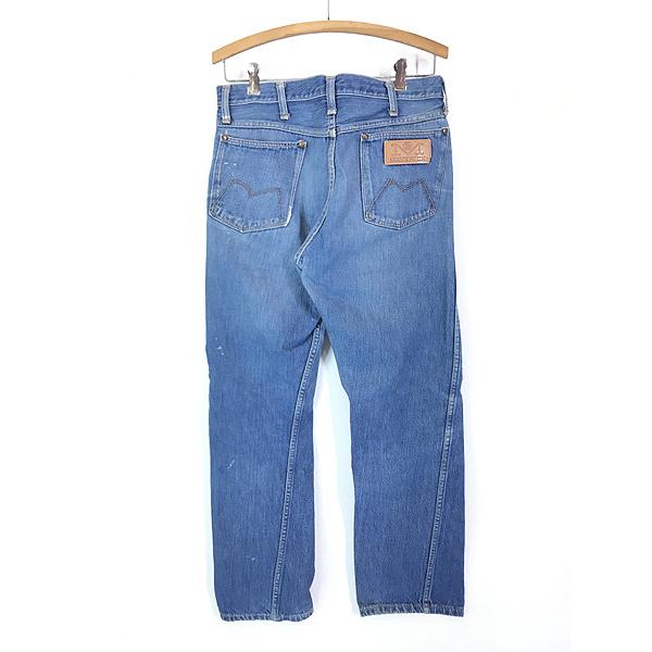 古着 60s USA製 Blue Bell MAVERICK ダメージ インディゴ デニム 
