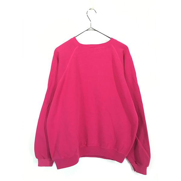 古着 80s USA製 Hanes 無地 ソリッド プレーン ラグラン スウェット