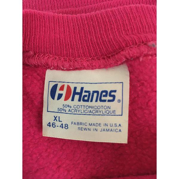 古着 80s USA製 Hanes 無地 ソリッド プレーン ラグラン スウェット