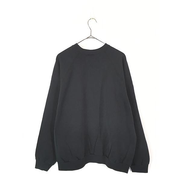 「Deadstock」 古着 90s USA製 TULTEX 無地 ソリッド プレーン ラグラン スウェット トレーナー ブラック XXL 古着 古着 90s USA製 TULTEX 無地 ソリッド プレーン ラグラン スウェット