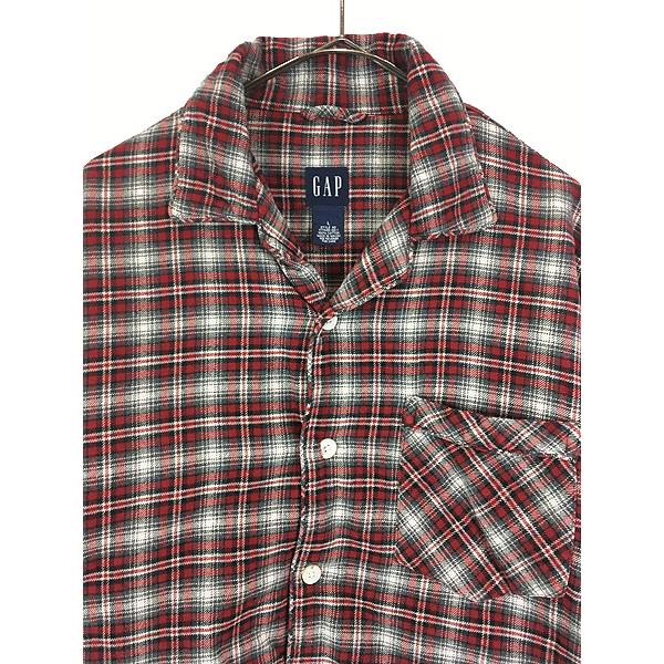 古着 90-00s GAP オンブレ シャドー チェック ヘビー フランネル