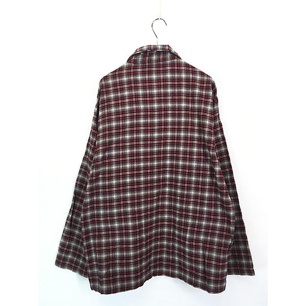 古着 90-00s GAP オンブレ シャドー チェック ヘビー フランネル