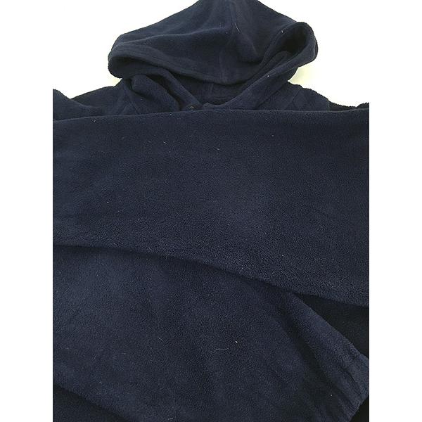 古着 90s USA製 Eddie Bauer 無地 ソリッド ハーフボタン フーデッド