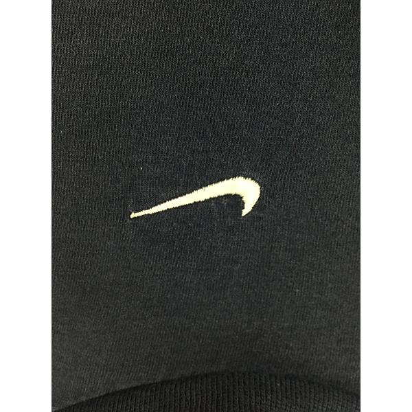 古着 NIKE センター スウォッシュ ロゴ 刺しゅう 長袖 Tシャツ ロンT