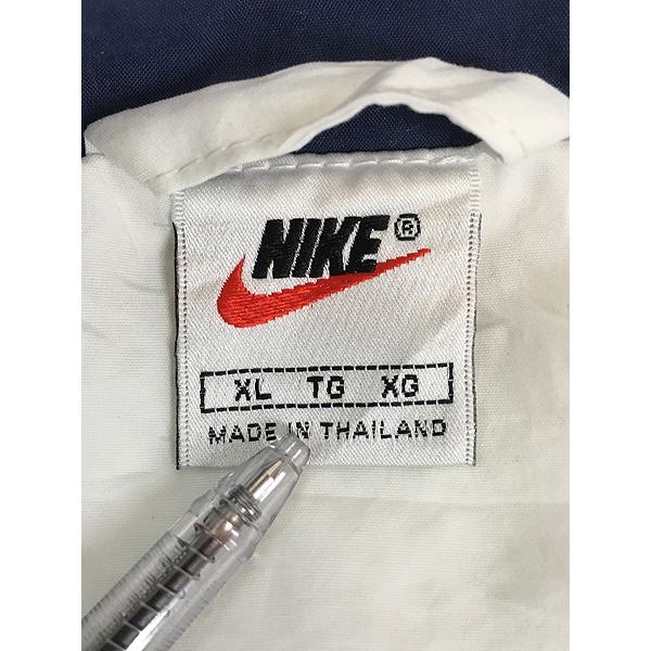古着 90s NIKE 裏地 Wメッシュ テニス ロゴ パッチ バイカラー