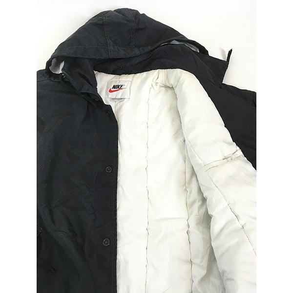 古着 90s NIKE BIG ロゴ パデット 2way ジャケット パーカー L 古着 古着 90s NIKE BIG ロゴ パデット 2way ジャケット パーカー L : 古着
