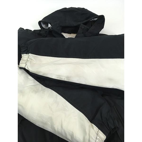 古着 90s NIKE BIG ロゴ パデット 2way ジャケット パーカー L : 古着