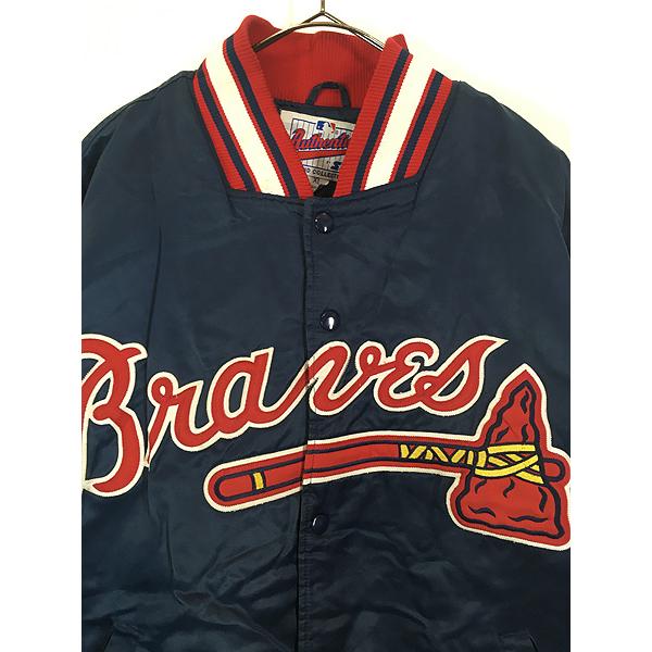 XL★90s USA製 STATER Braves ブレーブス スタジャン XL☆90s USA製 STATER Braves ブレーブス スタジャン