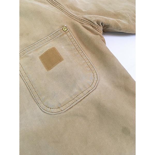 Carhartt 80S BIG C ボタン 横縞ブランケット ビンテージチョア 80s carharttカーハート ブランケットライナー ダック地 チョアコート