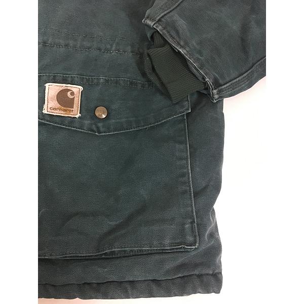 古着 80s USA製 Carhartt ウエスタンヨーク ブルー ダック 防寒