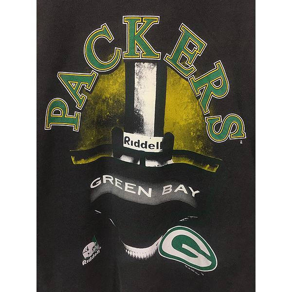 古着 90s USA製 NFL Green Bay Packers パッカーズ グラフィック 長袖