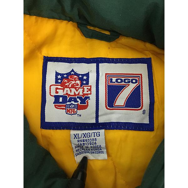 古着 NFL Green Bay Packers パッカーズ 2way パデット ナイロン