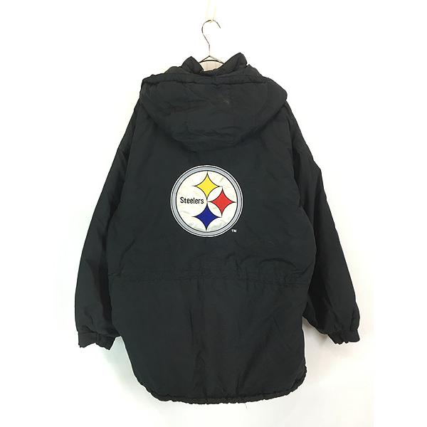 古着 NFL Pittsburgh Steelers スティーラーズ 2way パデット ナイロン