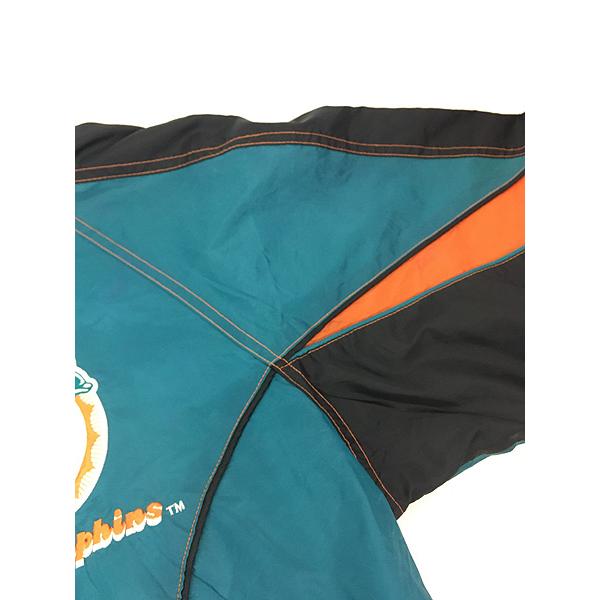 古着 90s NFL Miami Dolphins ドルフィンズ ナイロン ジャケット M