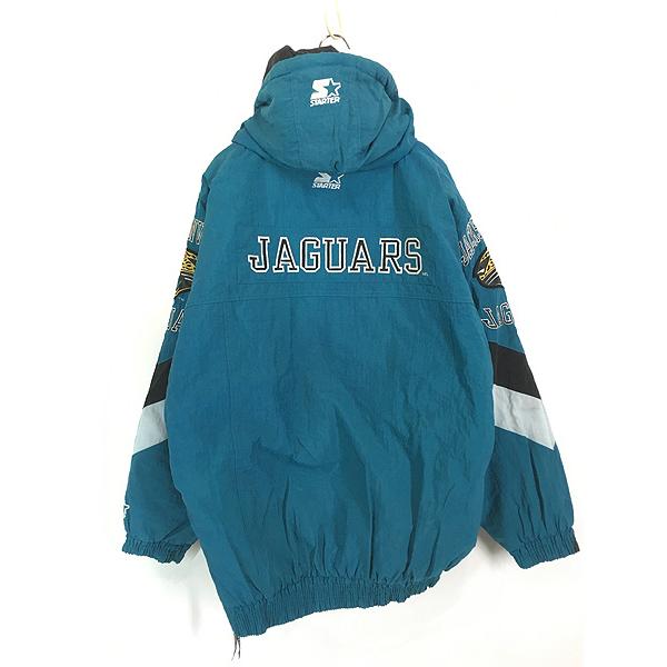 古着 90s STARTER NFL Jacksonville Jaguars ジャガーズ 2way パデット 