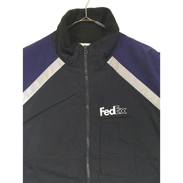 古着 90s FedEx フェデックス リフレクター デザイン ナイロン ベスト