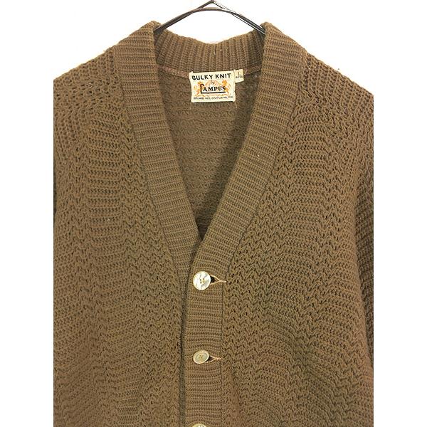 古着 60s Bulky Knit by Campus ローゲージ ウール ニット  