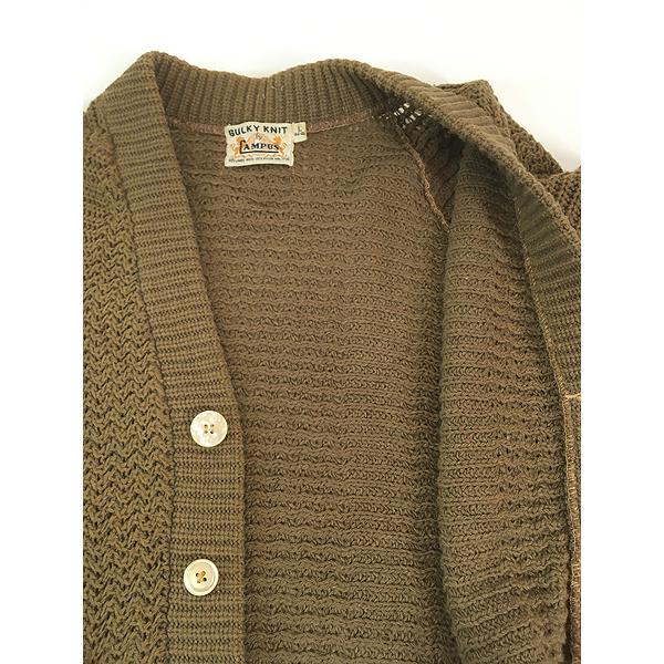 古着 60s Bulky Knit by Campus ローゲージ ウール ニット 古着 60s Bulky Knit by Campus ローゲージ ウール ニット