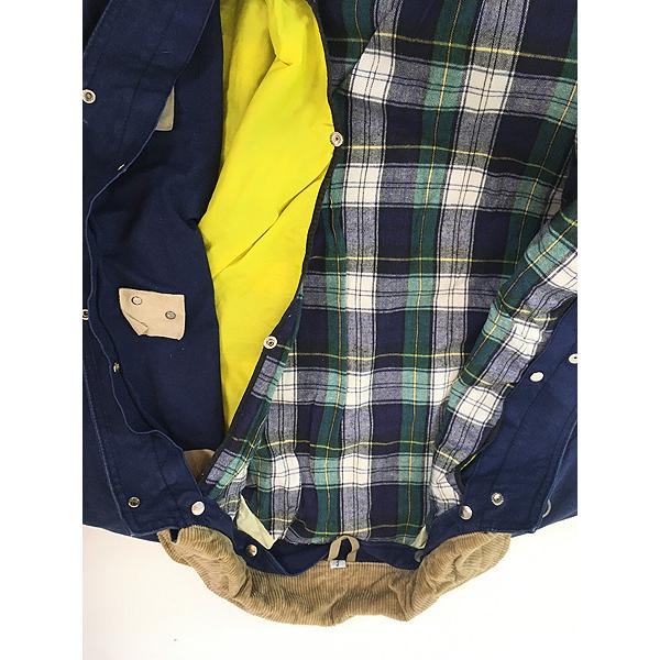 古着 80s USA製 E.A. FAY 太畝 コーデュロイ襟 フック式 コットン