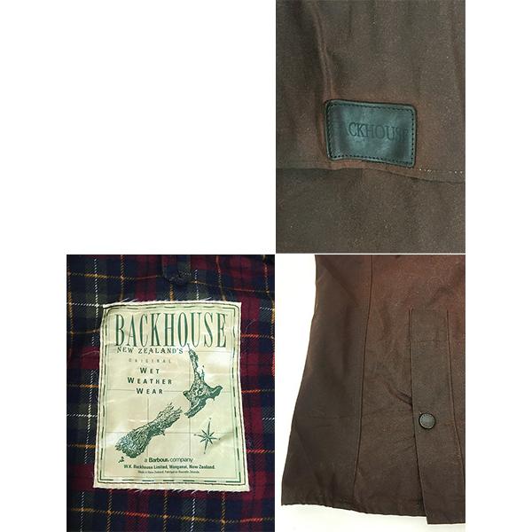 Barbour×Backhouse ストックマンズコート オイルド 90s 90's Barbour x Backhouse Stockman's Coat Made in New Zealand