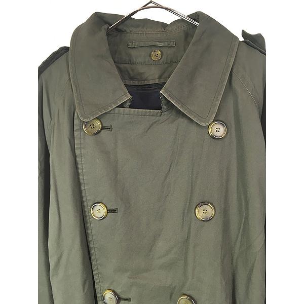 Burberry トレンチコート オリーブグリーン 100%コットン BURBERRY - 美品 Vintage バーバリー Burberrys コート トレンチコート