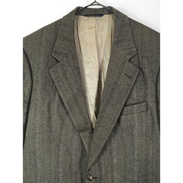 古着 80s USA製 Burberrys × Saks Fifth Avenue 上質 ヘリンボーン