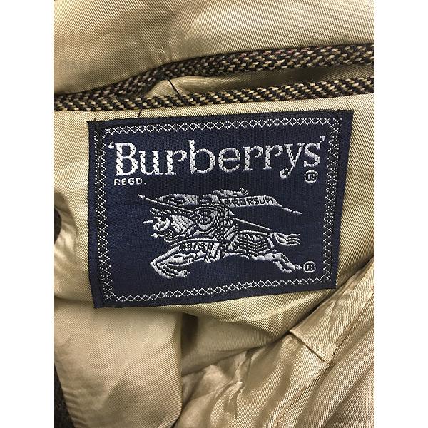 古着 80s USA製 Burberrys × Saks Fifth Avenue 上質 ヘリンボーン