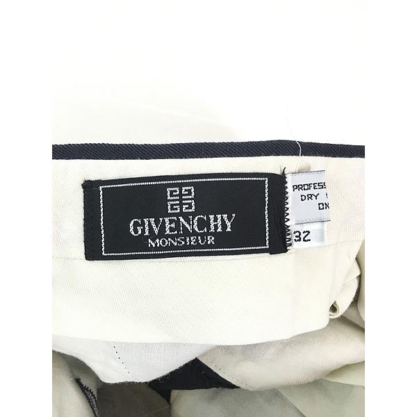 古着 90s GIVENCHY 3タック ウール ギャバジン スラックス 古着 90s GIVENCHY 3タック ウール ギャバジン スラックス