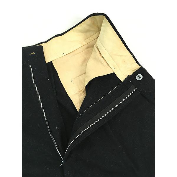 90s 00s ブラックリネン　スラックス　古着　モロッコ製　36/29 希少 90s 00s ブラックリネン スラックス 古着 モロッコ製 36/29 希少