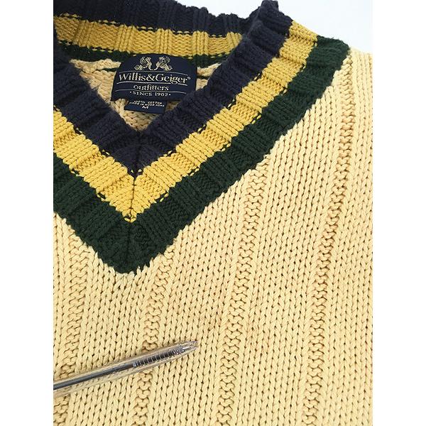 90s USA製 Willis & Geiger コットン ニット SIZE M 90s USA製 Willis & Geiger コットン ニット SIZE M