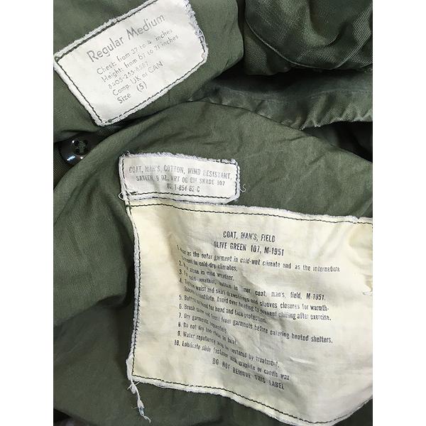 古着 60s 米軍 US ARMY M-51 後期型 9oz コットンサテン ミリタリー