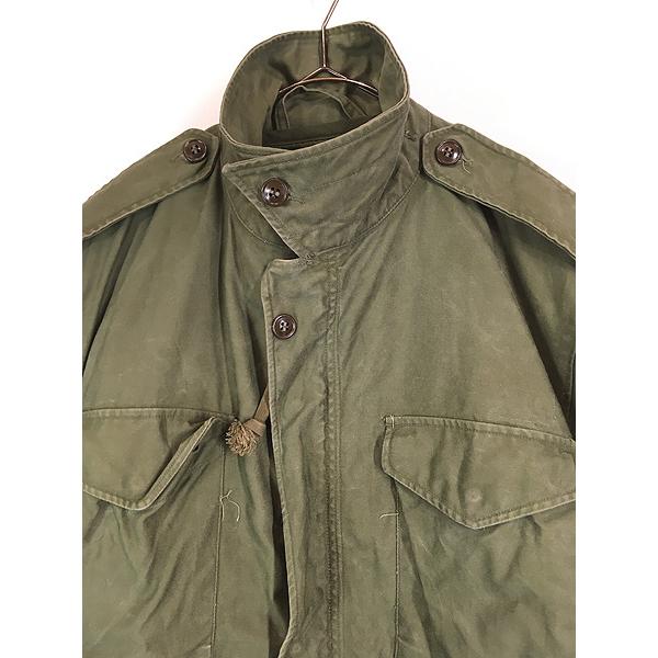 古着 50s 米軍 US ARMY M-51 中期型 ヘビー コットンサテン ミリタリー 