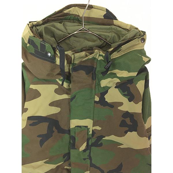 古着 90-00s 米軍 ECWCS 1st 後期 ウッドランド カモ 迷彩 GORE-TEX