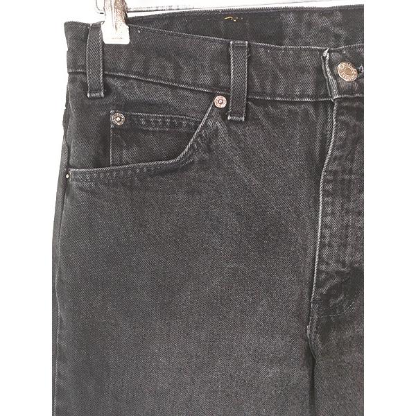 古着 90s USA製 Levi's 505-4159 サルファ スーパー ブラック デニム