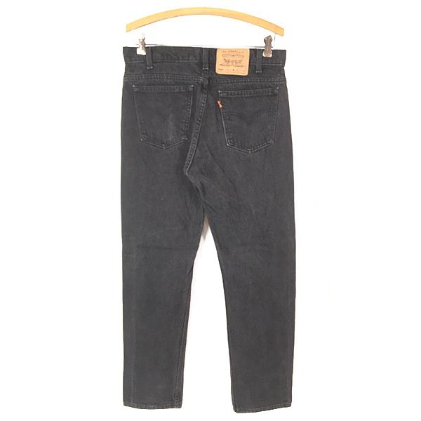 古着 90s USA製 Levi's 505-4159 サルファ スーパー ブラック デニム
